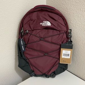NWT The North Face Women's Borealis 27L, Regal Red - Asphalt Grey